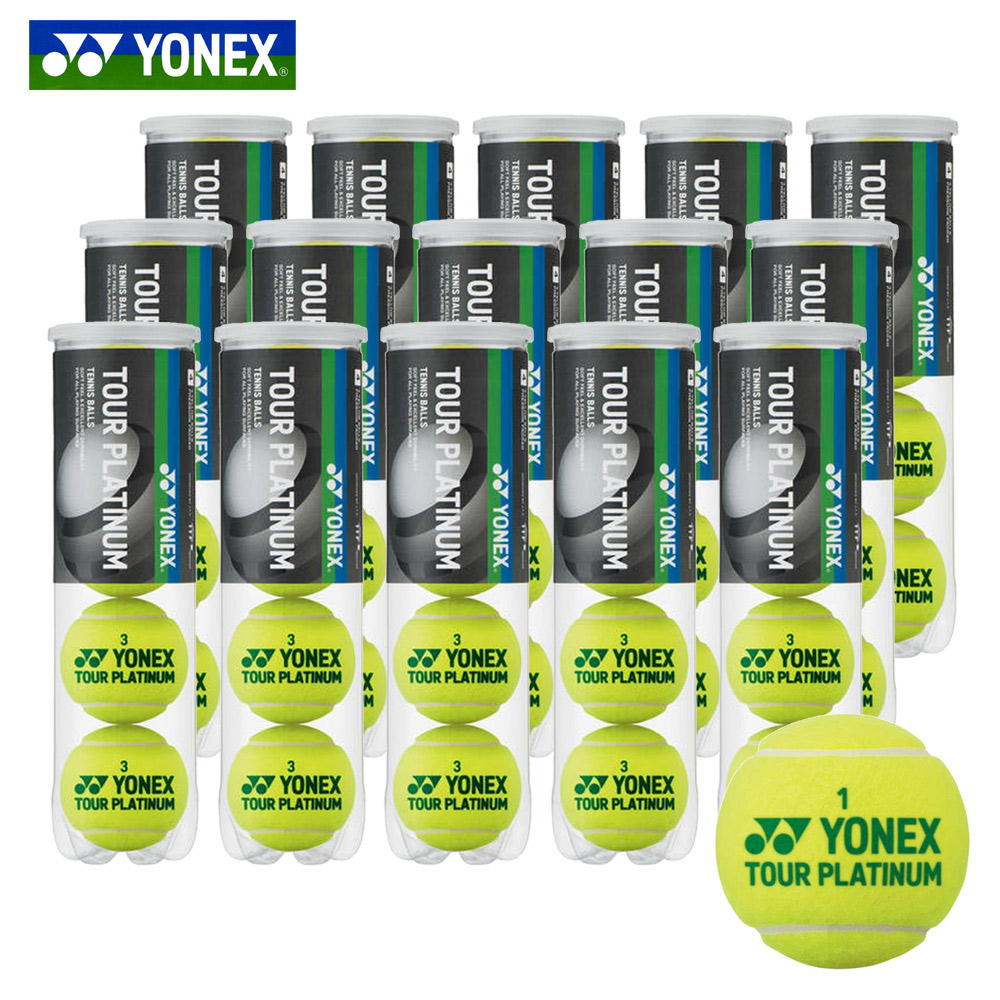 楽天市場】ヨネックス YONEX テニスボール ツアープラチナム(4個