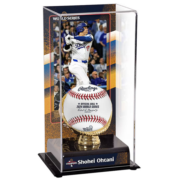 Shohei Ohtani Los Angeles Dodgers Fanatics Authentic 2024 World Series Champions Sublimated Display Case with Image　 大谷翔平 ドジャース ワールドシリーズチャンピオン ショーケース【o-2398】ms