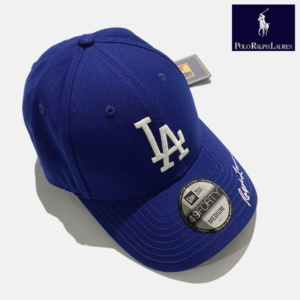 Polo Ralph New Era 49forty Los Angeles Dodgers Cap ラルフローレン ニューエラ ドジャース キャップ Blue Blue Bhojpurisahityasarita Com