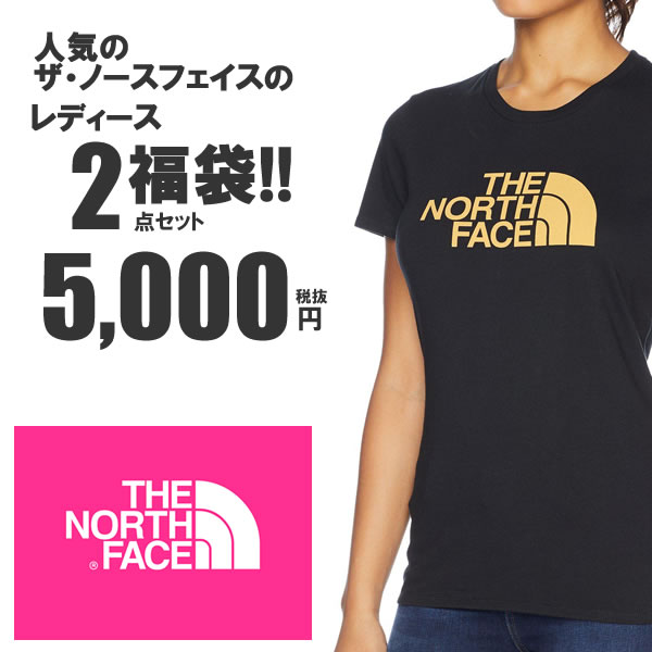 The North Face ノースフェイス US企画　レディース Tシャツ 2枚セット福袋 【お一人様一点限り】ad914