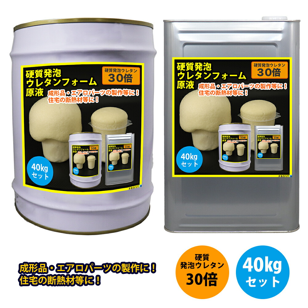 PROST 硬質発泡ウレタンフォーム原液　30倍　40kgセット