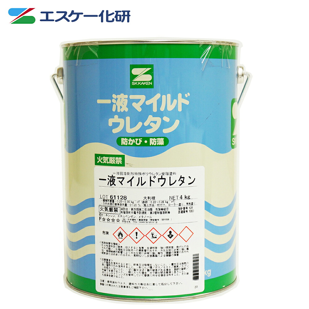 楽天市場】1液ワイドウレタン スズカファイン 3kg缶 白 淡彩色 中彩色 