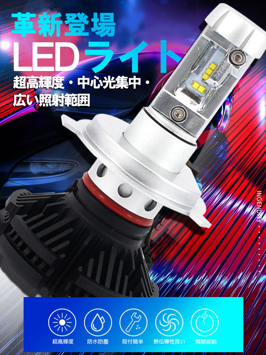 Suzuki スカイウェイブ250 タイプm 07 17 Cj45a ヘッドライト Lo H4 Led H4 Hi Lo 2個入り 12v 24v 1年保証 Rvcconst Com