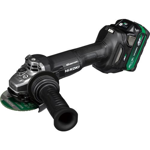 【店卸し資産あり・当日さし出し】HiKOKI（ハイコーキ）36V コードレスディスクグラインダ（打ちきり付） G3610DC（2XPBZ）フルセットストロングブラック