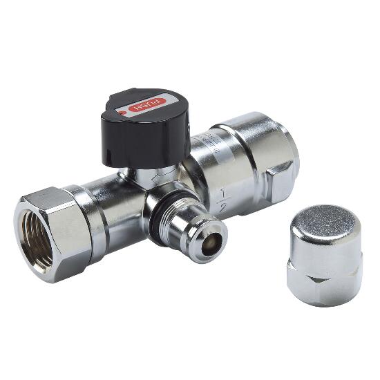 ☆光陽産業 GB73PZ 検査孔付ネジボールガス栓 1/2B×1/2B LPガス用