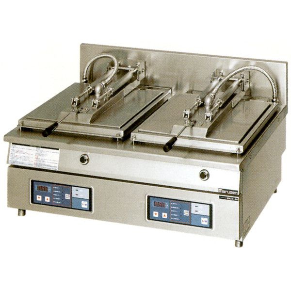 マルゼン 電気自動餃子焼器 MAZE-66S W820×D600×H285×150 フタ取り外しタイプ|プロストア