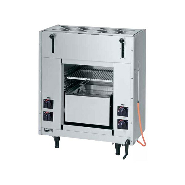 マルゼン両面式焼物器≪スピードグリラー≫GRILLERMGKW-073都市ガス(13A)仕様W710・D345・H850