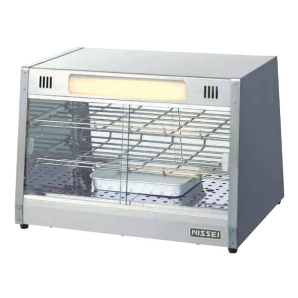 ニッセイ ホットショーケース NH-502 オールステンレス 温度調節：65℃～80℃ 可変サーモスタット｜プロストア