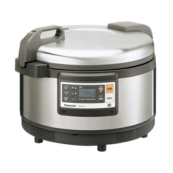 6236 2022年製 業務用 IHジャー SR-PGC36 2升 単相200V 楽天市場】パナソニック Panasonic 業務用IHジャー炊飯器 SR