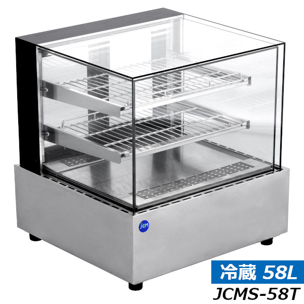 楽天市場】JCM 卓上型対面冷蔵ショーケース3面 フレームレス LED照明