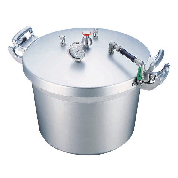 ホクア アルミ業務用圧力鍋 (第2安全装置付) 40L φ460×H270