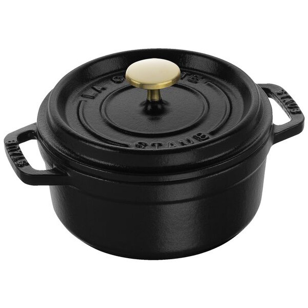 staub ストウブ ピコ ココット 丸 14cm IH対応 ブラック｜プロストア 10,764円