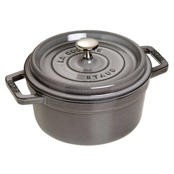 staub ストウブ ピコ ココット 丸 16cm IH対応 グレー