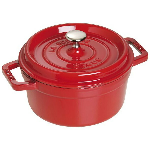staub ストウブ ピコ ココット 丸 18cm IH対応 チェリー