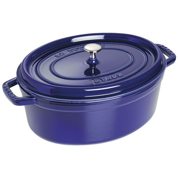 staub ストウブ ピコ ココット 楕円 31cm IH対応 グランブルー｜プロストア 29,018円