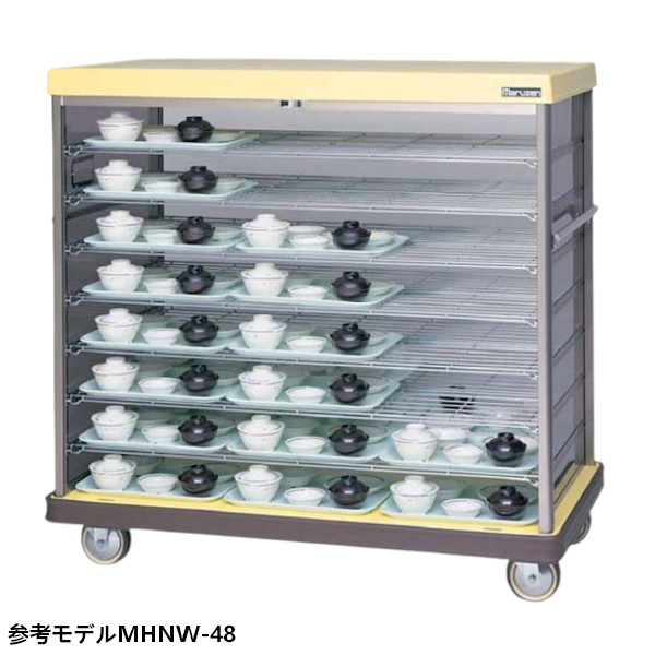 配膳車　ステンレスコンテナ 送料無料】 サカエ ステンレスコンテナ台車 エラストマー車 SUS430 幅