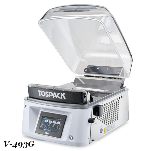 TOSEI トーセイ 真空包装機 V-493G 卓上型 トスパック 高性能タッチパネル 東静電気 ガス封入機能付き｜プロストア