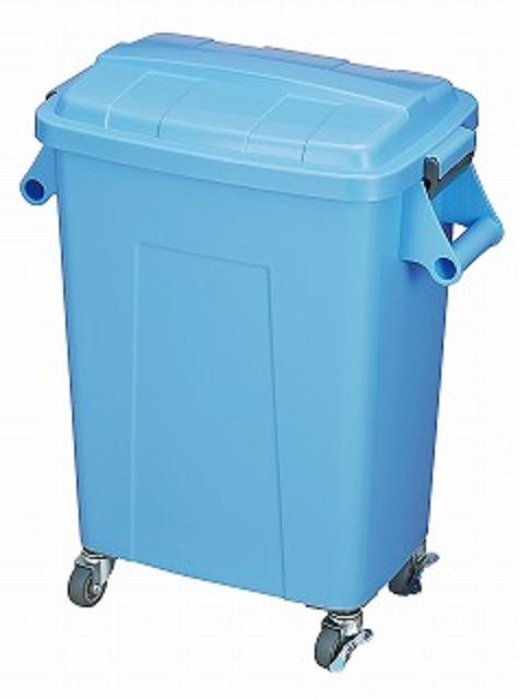 トンボ社製 厨房用 ダストペール 45L ブルー 510×310×620