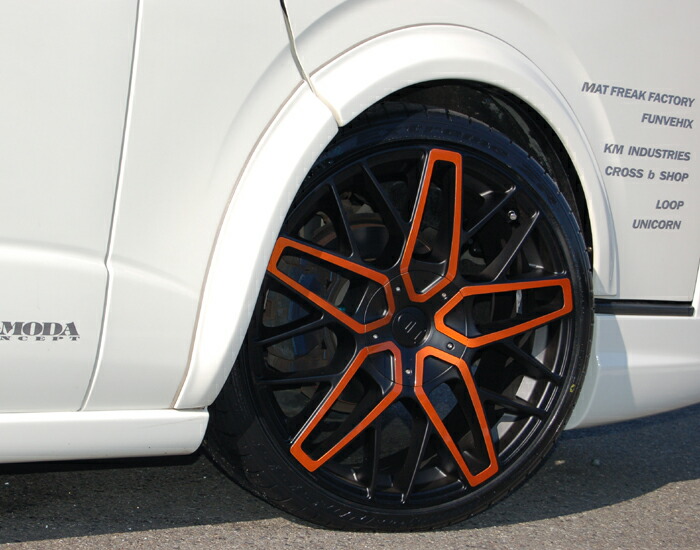 ハイエース200系　オーバーフェンダーキット ハイエース 200系 1〜6型 オーバーフェンダー キット 6P アゲ