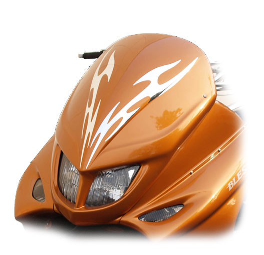 マジェスティ125/フロントフェイスカウル(未塗装品)|2りん4りんコレクション