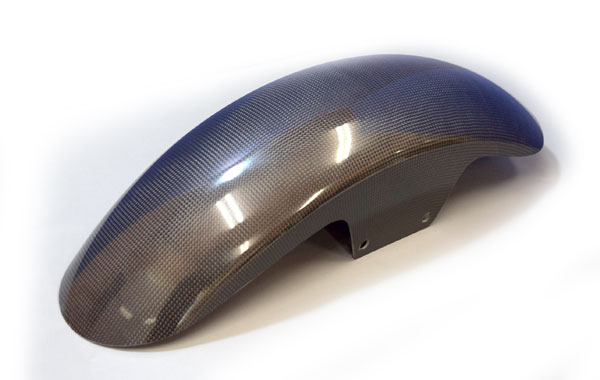 XJR1300【YAMAHA】カーボン フロントフェンダー（ショートタイプ） 光沢クリア塗装済み品 BLESS R's【brs_xjr1300_002b】XJR 1300 ヤマハ