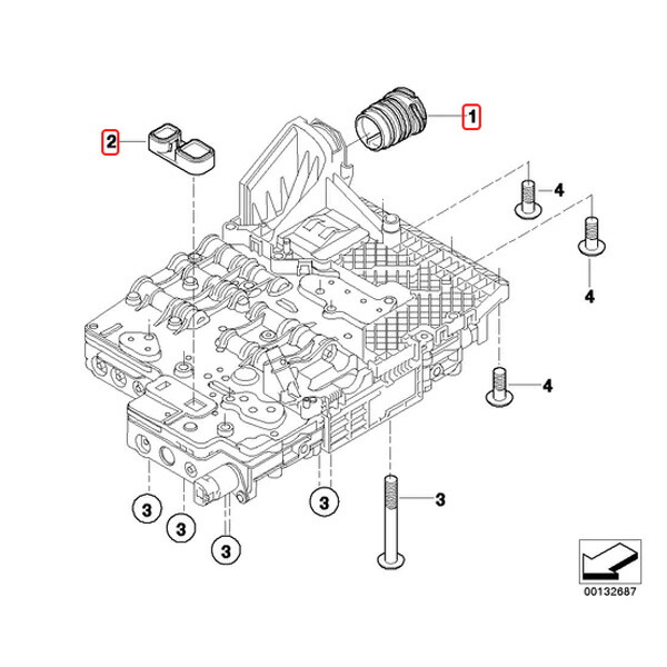 ZF製BMWATオイルパン/オートマオイルパンオイルフィルターASSY&シールスリーブ&プラグアダプター3点セットGA6HP19Z系ミッション用