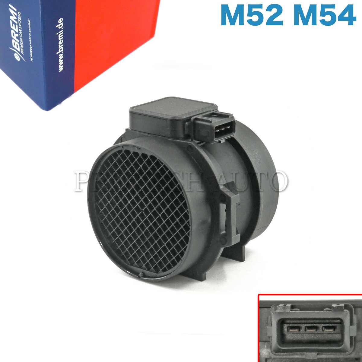 BREMI製 BMW E39 E46 Z3/E36 525i 528i 320i 323i 325i 328i 328Ci 2.0 2.2i 2.8 エアフロメーター/エアマスセンサー M52 M54 エンジン用 13621432356｜プロテックオートパーツ