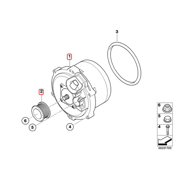 純正oem Bosch製 Bmw 8 9 X5 E53 735i 740i 540i 4 4i 4 6is 水冷式 オルタネーター ダイナモ 150a M62エンジン用 あす楽対応 Lojascarrossel Com Br