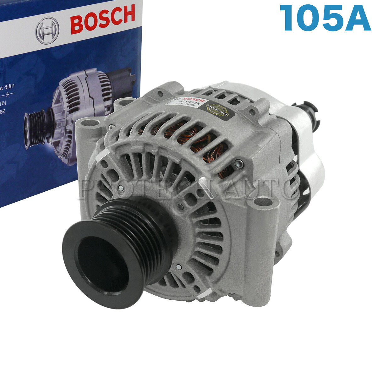純正OEM BOSCH製 BMW MINI ミニ R53 R52 クーパーS CooperS オルタネーター/ダイナモ 105A W11 エンジン用 12317515030｜プロテックオートパーツ