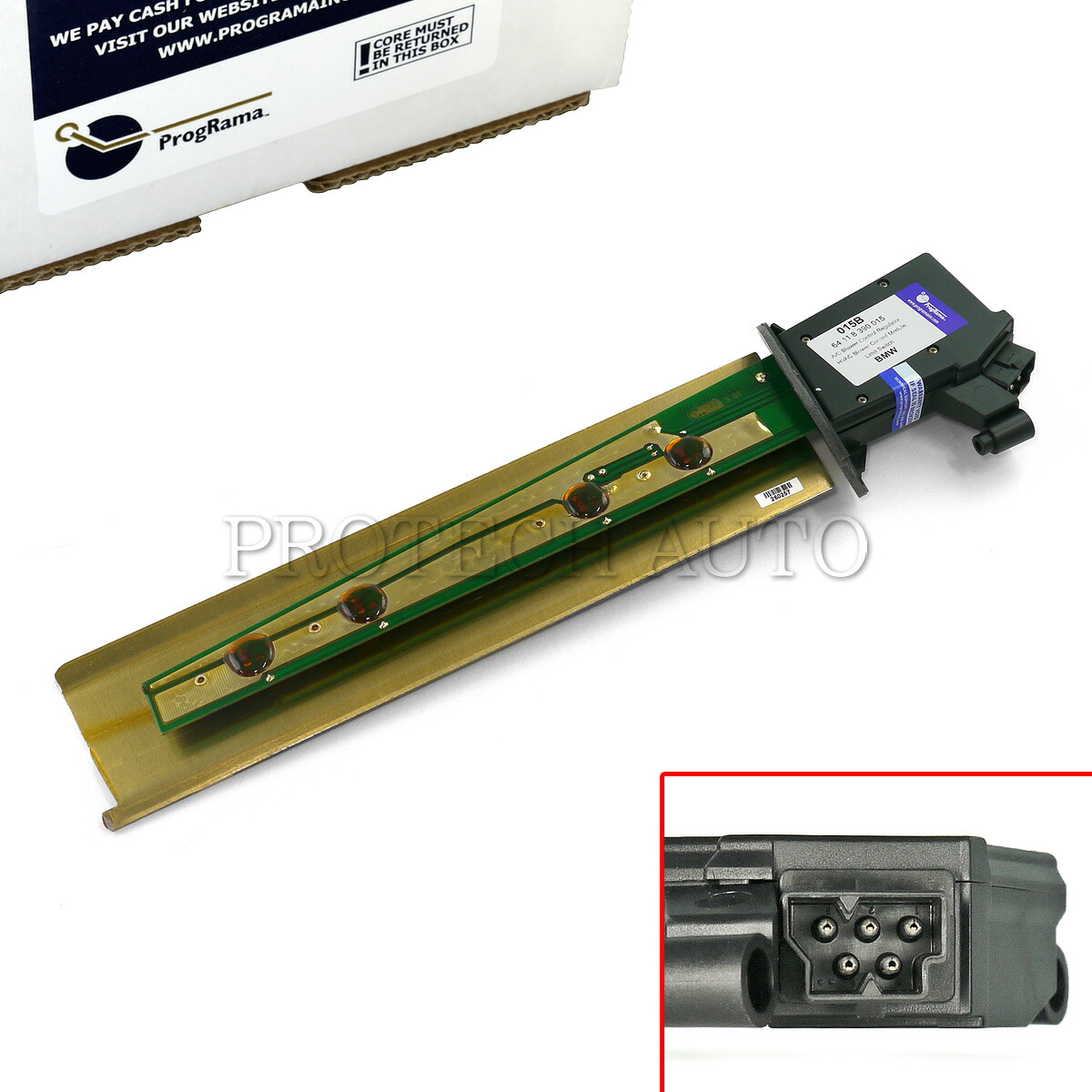 ProgRama製 BMW E32 E34 E31 730i 735i 735iL 740i 740iL 750i 750iL 520i 525i 530i 535i 540i M5 840Ci 850i 850CSi ファイナルステージ/ブロアレジスター/ブロアレギュレーター 64118390015 64111468413
