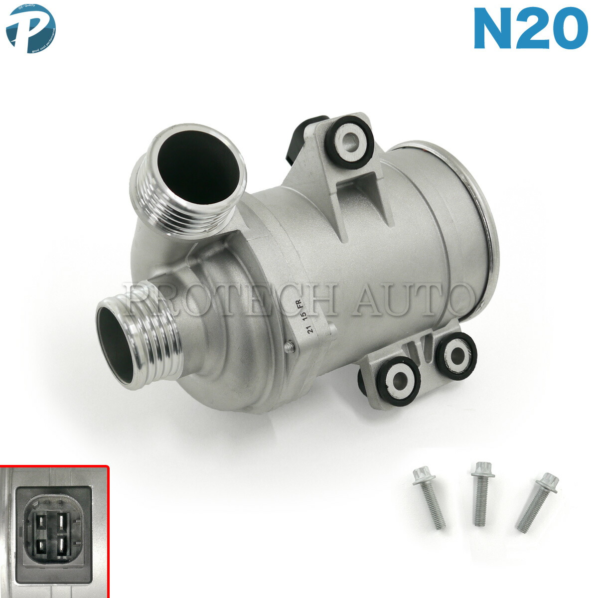 BMW X1/E84 X3/F25 X4/F26 X5/F15 Z4/E89 sDrive20i xDrive20i xDrive28i xDrive40e 電動ウォーターポンプ 取付ボルト3本付き N20 エンジン用 11518635089 11517604027 11518625097 11517602125