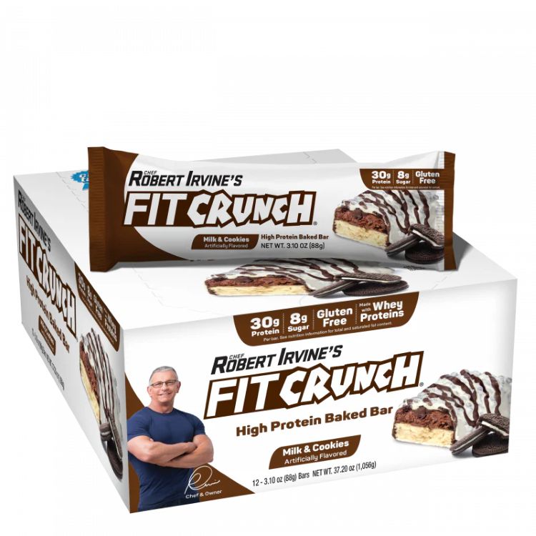 フィットクランチ ミルク＆クッキー（12個入り） Fit Crunch Original: Milk & Cookies (12pk) 【お取り寄せ商品】【合わせて買いたい】