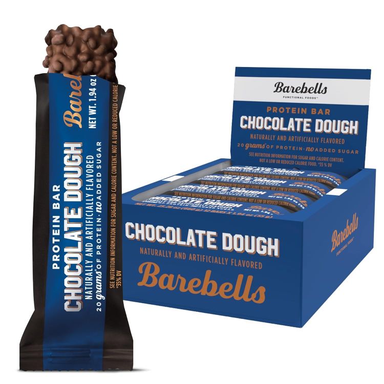 ベアベル プロテインバー チョコレートドウ 12本入り Barebells Protein Bar Chocolate Dough (12) 【お取り寄せ商品】【合わせて買いたい】