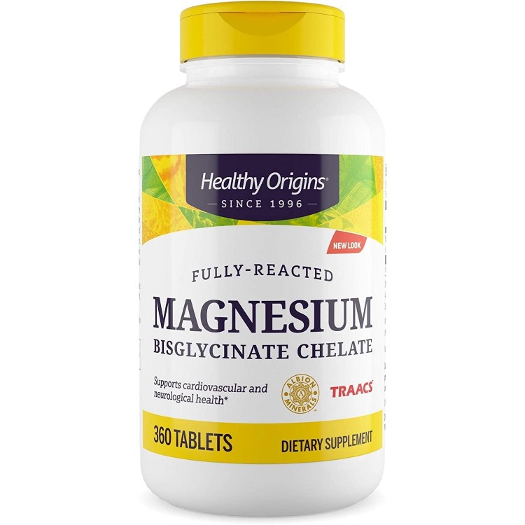 ヘルシーオリジンズ マグネシウム ビスグリシンキレート Albion (360タブレット） Healthy Origins Magnesium Bisglycinate Chelate (Albion) 360Tabs 【お取り寄せ商品】【合わせて買いたい】