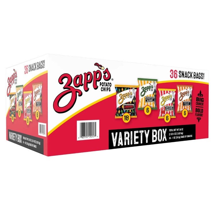 【アメリカコストコ品】ザップス ポテトチップス、バラエティパック、約28g 、36個入り Zapp’s Potato Chips, Variety Pack, 1 oz, 36-count【お取り寄せ商品】【合わせて買いたい】