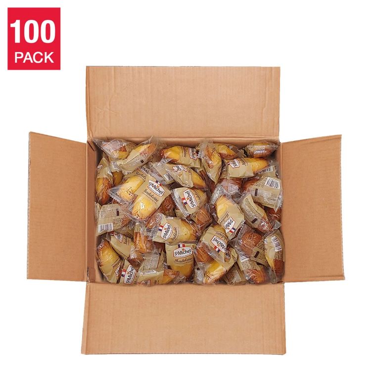 【アメリカコストコ品】サンミッシェルマドレーヌ、クラシックフレンチスポンジケーキ 100 個 St Michel Madeleine, Classic French Sponge Cake 100 - count 【お取り寄せ商品】【合わせて買いたい】