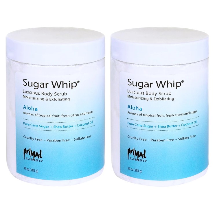 【アメリカコストコ品】プライマル エレメンツ シュガー ホイップ モイスチャライジング シュガー スクラブ - アロハ Primal Elements Sugar Whip Moisturizing Sugar Scrub - Aloha, 約295ml, 2-pack 【お取り寄せ商品】