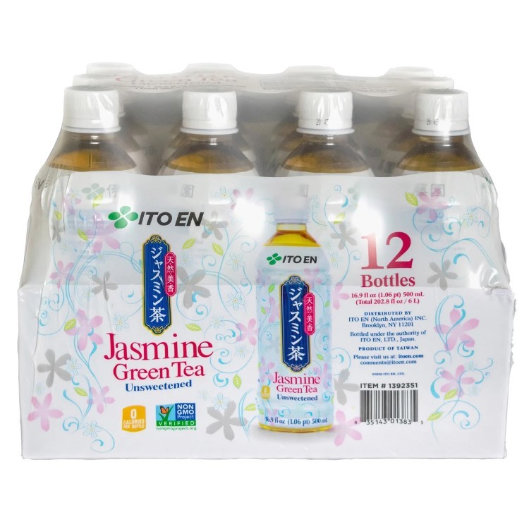 【アメリカコストコ品】伊藤園 ジャスミン緑茶 無糖 240ml 12本入り Ito En Jasmine Green Tea, Unsweetened, 16.9 fl oz, 12-count【お取り寄せ商品】【合わせて買いたい】｜プロテインUSA