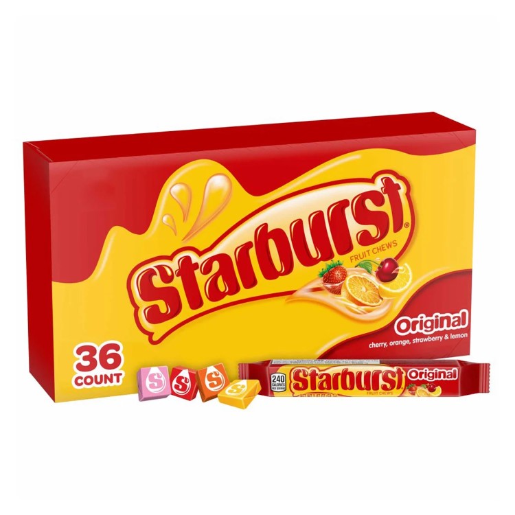 【アメリカコストコ品】スターバースト チューイーキャンディー オリジナル フルサイズ 約58g 36 個入り Starburst Chewy Candy, Original, Full Size, 2.07 oz, 36-count【お取り寄せ商品】【合わせて買いたい】|プロテインUSA