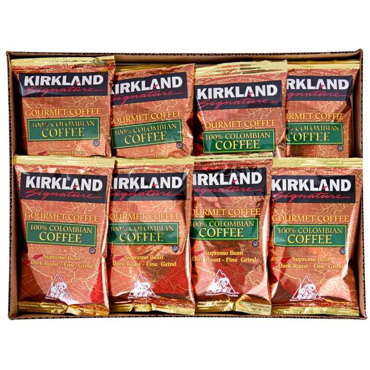 【アメリカコストコ品】カークランドシグネチャー 100% コロンビアコーヒー ダークロースト 約49g 、42 個入り Kirkland Signature 100% Colombian Coffee, Dark Roast, 1.75 oz, 42-count【お取り寄せ商品】【合わせて買いたい】|プロテインUSA