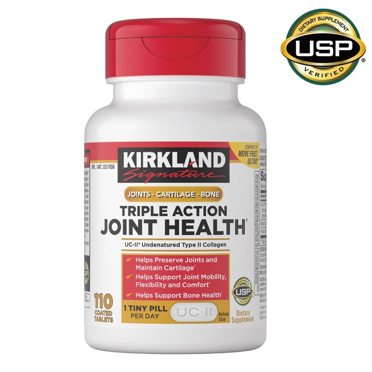 【アメリカコストコ品】カークランドシグネチャー トリプルアクション ジョイントヘルス、コーティング 110粒 Kirkland Signature Triple Action Joint Health, 110 Coated Tablets 【お取り寄せ商品】【合わせて買いたい】｜プロテインUSA