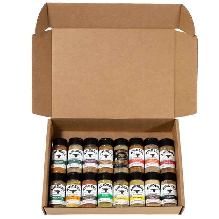 キンダーズ バラエティ シーズニングパック 16個入り 1.4kg Kinder's Variety Seasoning Pack, 16-count, 49.65 oz. Total 【お取り寄せ商品】|プロテインUSA