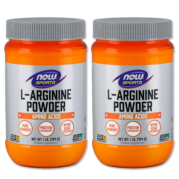 [2個セット] Ｌ-アルギニン パウダー 454g NOW Foods L-Arginine Powder 1 lb ナウスポーツ nowsports
