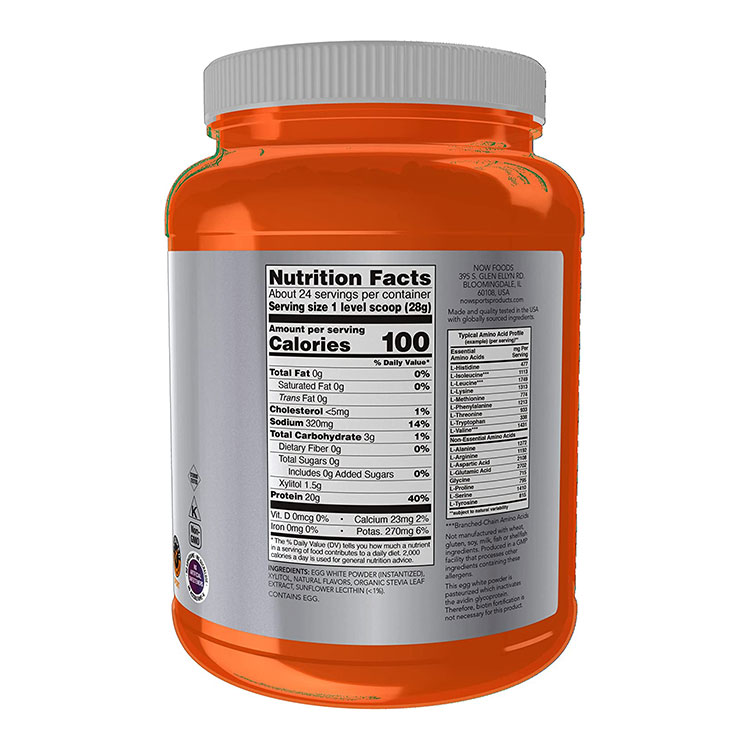 【楽天市場】ナウフーズ エッグホワイトプロテイン(卵白プロテイン) バニラ 680g NOW Foods Egg White Protein