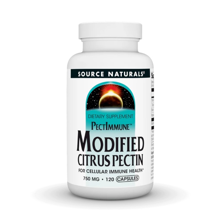 ソースナチュラルズ モディファイド シトラスペクチン ペクトイミューン 750mg 120カプセル Source Naturals Modified Citrus Pectin PectImmune・750 mg 120 Capsule 【お取り寄せ商品】【合わせて買いたい】