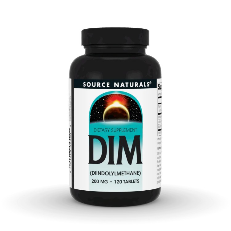 ソースナチュラルズ DIM（ジインドリルメタン）200mg 120粒 Source Naturals DIM 200 mg 120 Tablet 【お取り寄せ商品】【合わせて買いたい】