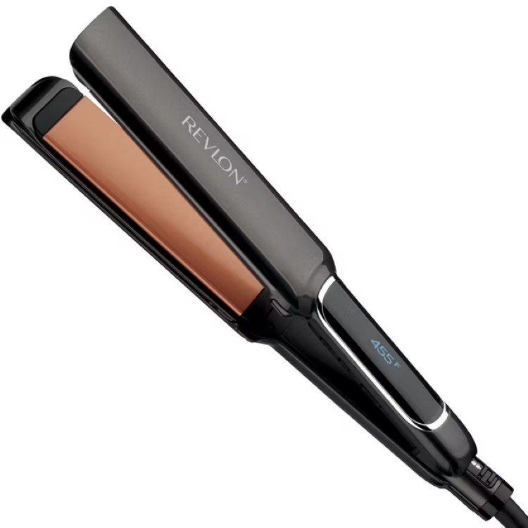 レブロン プロコレクション コッパー エクストラロングプレート ストレートアイロン 約38mm ブラック Revlon Pro Collection 1-1/2 Inch Copper Extra Long Plates Flat Iron, Black 【お取り寄せ商品】|プロテインUSA