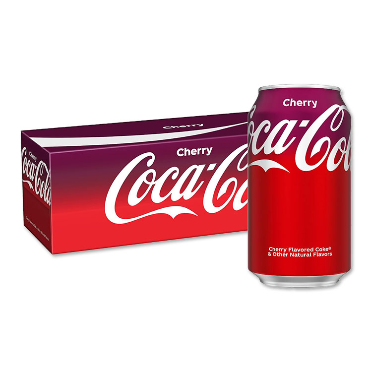 コカコーラ チェリーソーダポップ、約354ml、12 缶パック Coca-Cola Cherry Soda Pop, 12 fl oz, 12 Pack Cans 【お取り寄せ商品】【合わせて買いたい】