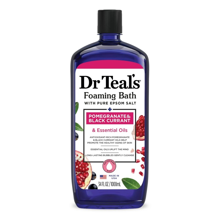 ドクターティールズ フォーミングバス ザクロオイル＆ブラックカラント配合 約1005ml Dr Teal's Foaming Bath with Pomegranate Oil & Black Currant 34 fl oz 【お取り寄せ商品】【合わせて買いたい】