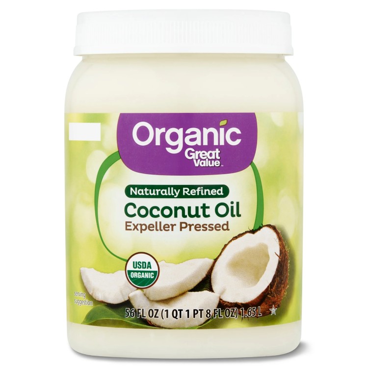 【ウォルマートブランド】グレートバリュー オーガニック ナチュラル精製ココナッツオイル 1.65L Great Value Organic Naturally Refined Coconut Oil, 56 fl oz 【お取り寄せ商品】【合わせて買いたい】